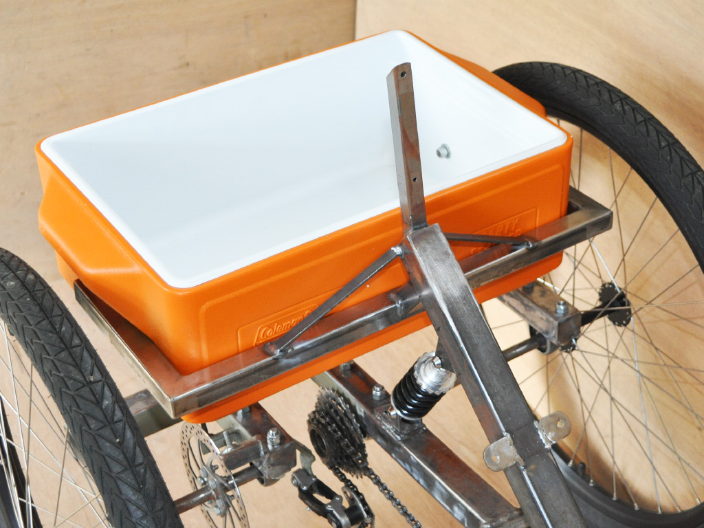 TimberWolf Recumbent Trike - delta trike cargo box